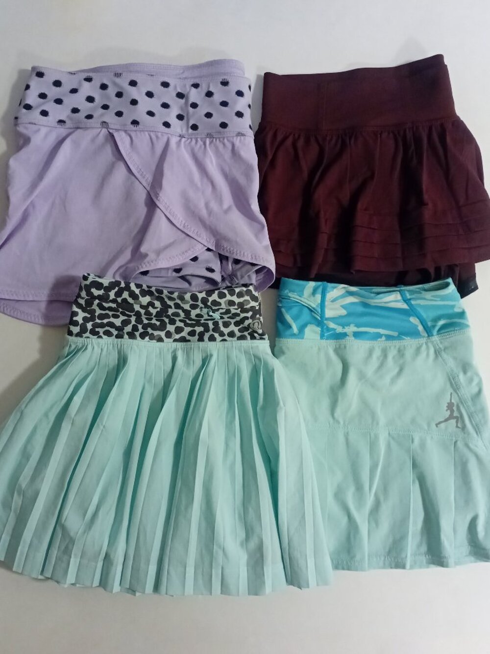 Lululemon Seawheeze Pleat To Street Fire Warm Skort Skirt 6 Small Bundle